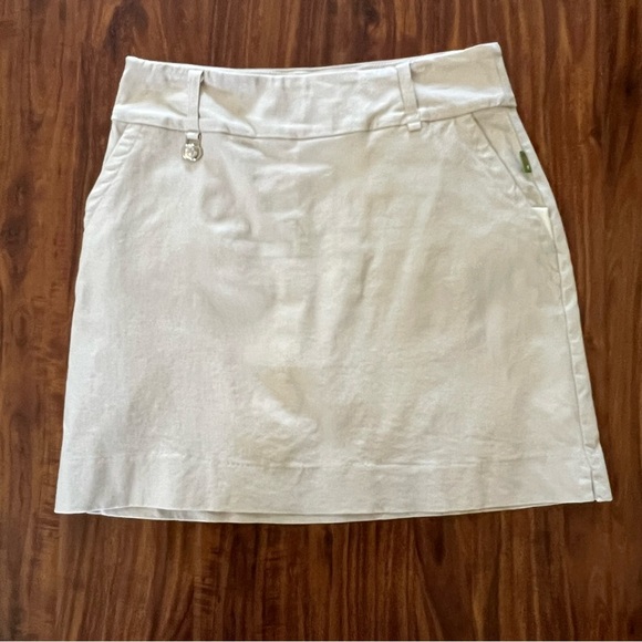Swing Control Pullon Tan Tennis Golf Skort size 6 - Picture 1 of 8